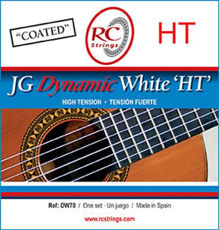 RC STRINGS DW70 JG Dynamic White HT Corde per Chitarra Classica image 1