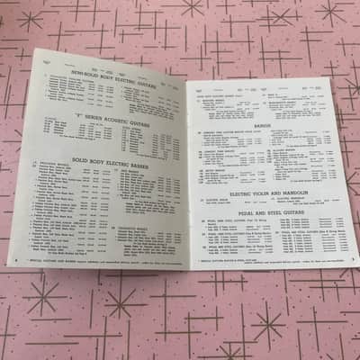 Fender Price Guide 1974 guitars amps bass misc. Case Candy booklet catalog image 4