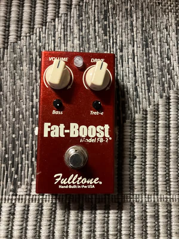 Fulltone Fat Boost FB-2 2000s - Red image 1