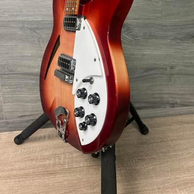 1996 Rickenbacker 330 Fireglo Electric Guitar w/ Case #2695 image 7