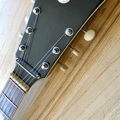 1960s Silvertone 1441 Vintage Electric Guitar by Teisco w/ Mosrite German Carve 1445 image 4