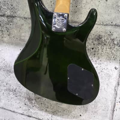 Washburn Pro XB200 Lefty Electric Bass Guitar - Translucent Green image 4