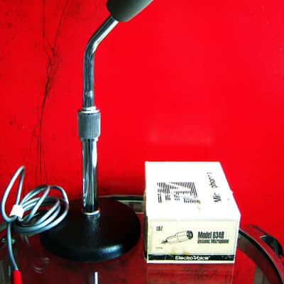 Vintage 1980's Electro-Voice 634B / 641 / 634BSR / 638 Omnidirectional Dynamic Microphone Hi Z w accessories HAM radio image 1