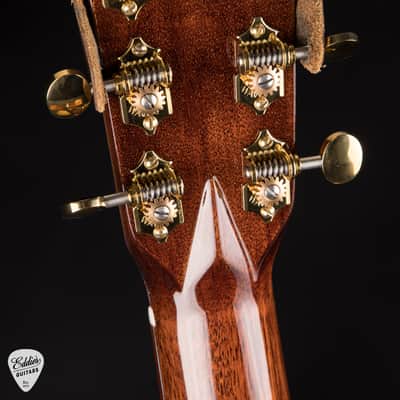 Huss & Dalton 30th Anniversary OM - Bearclaw Italian Spruce & Flamed Koa #3 of 10 image 8