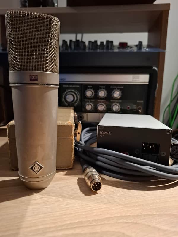 Neumann U 67 Large Diaphragm Multipattern Tube Condenser Microphone 1960 - 1971 - Nickel image 1