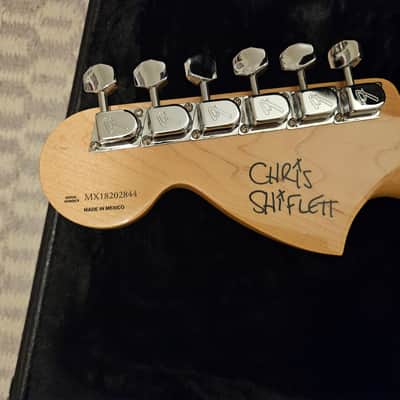 Fender Chris Shiflett Artist Series Signature Telecaster Deluxe 2016 - Present - Shoreline Gold image 4