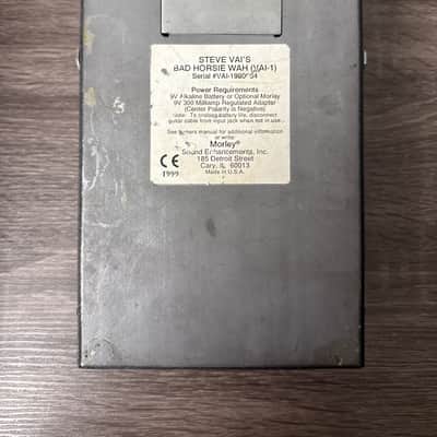 Morley VAI-1 Steve Vai Bad Horsie Wah 1999 - Black image 4