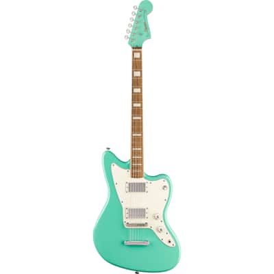 Squier Paranormal Baritone Jazzmaster HH Sea Foam Green - Electric Guitar image 5