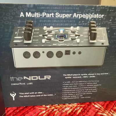 Conductive Labs – The NDLR – 4-Part MIDI Arpeggiator/Sequencer – Wood Sides image 10