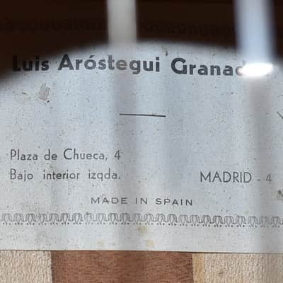Luis Arostegui Granados  Flamenco with Tuners 1960 - French Polish image 3