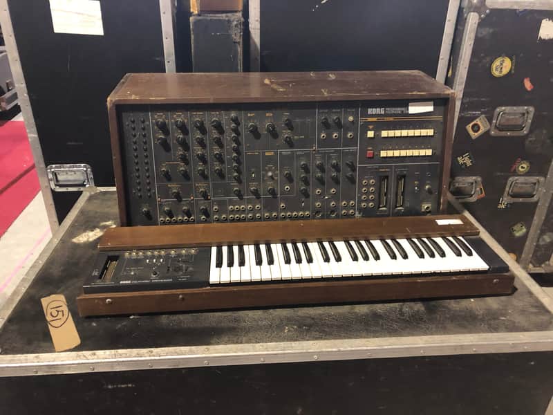 Korg PS3200 Analog Synth Owned and used by Rick Wakeman of YES 1979 Black image 1
