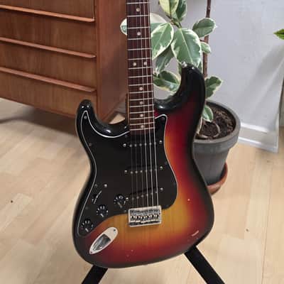1977 Fender Stratocaster Sunburst Ash Body HT LH Left Hand Hardtail American Vintage 70s Aged Relic USA Road Worn Lefty Strat Hard Tail Guitar image 4