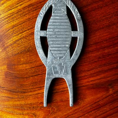 Vintage 1950s WFL Ludwig Speed King Nickel Foot Pedal image 1