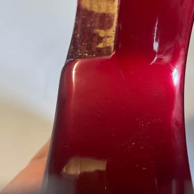 1985 Korean Kramer Striker 200st Candy Red Stratocaster Plywood Guitar Body Floyd Tremolo image 20