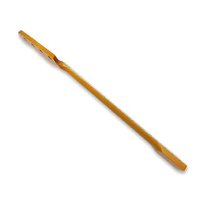 Yellow Bass Guitar Neck 20Fret 34 Inch Maple Rosewood Fretboard Block Inlay Finished Bolt On Guitar Replace image 4