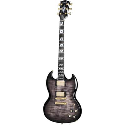 Gibson SG Supreme Electric Guitar - Trans Ebony Burst image 4