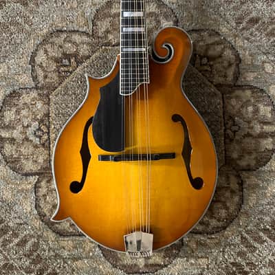 Eastman MD615L-GB Left Handed F-Style Mandolin in Goldburst w/ Hard Case & Free Pro Setup image 2
