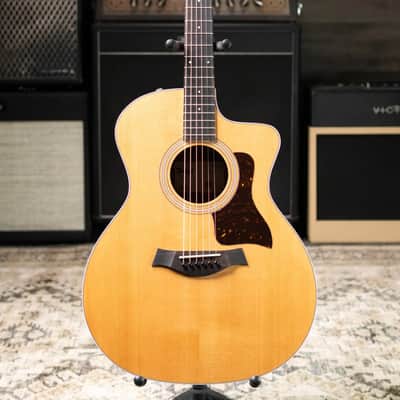 Taylor 214ce Grand Auditorium Acoustic/Electric Guitar with Gig Bag image 3