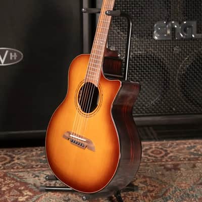 Alvarez Artist Elite Acoustic Electric Little Jumbo Travel Guitar - Shadowburst with Gig Bag image 16