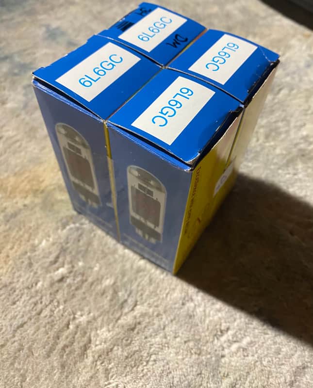 Used JJ Electronic 6L6GC Tested Power Tube Apex Matched Quad Quartet Replacement Tubes image 1