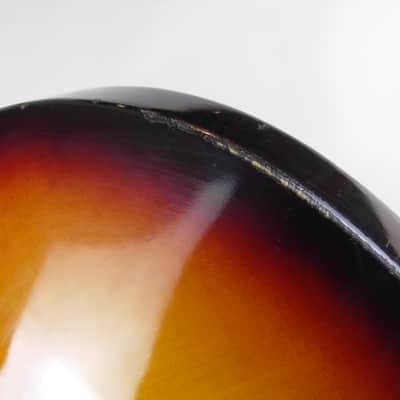very rare vintage Klira Jazz guitar verythin seltene Jazzgitarre 60er f-Löcher aufgedruckt archtop image 7