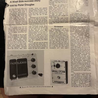 Impossibly Clean Electro-Harmonix Deluxe Electric Mistress V1 with original Box, paperwork and Reticon SAD1024A chip!!! image 19