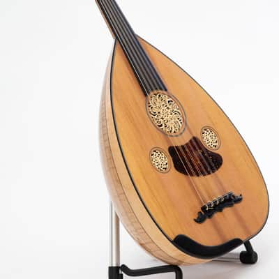 Arabic Oud Flame Maple & Cedar Top by Kamil Gul Oud instrument with free DHL express shipping image 2