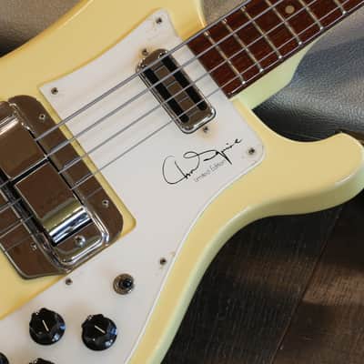 Case Queen! Rickenbacker 4001CS Chris Squire Electric Bass Signature White + OHSC image 6