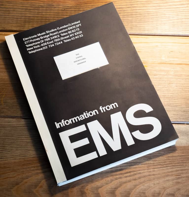 EMS The Synthi Educational book 1973 - 82 sheets - NEW image 1