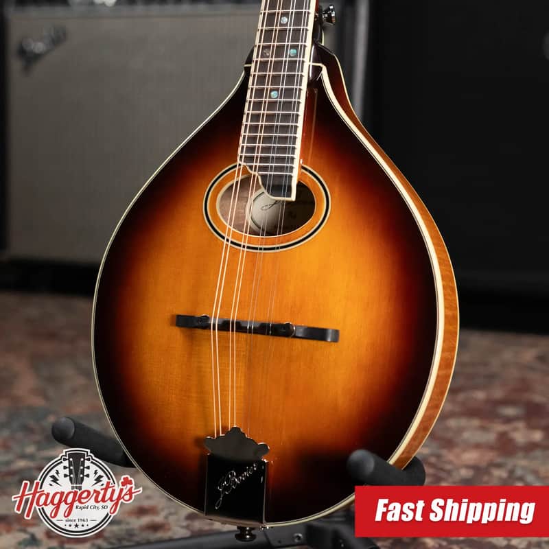 JBovier A4 A-Style Mandolin Violin Sunburst with Hardshell Case - Used image 1