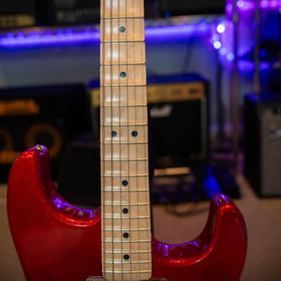 DC Custom Guitars SS/RR "Jack Butler" 2023 - Red metal flake sparkle image 4