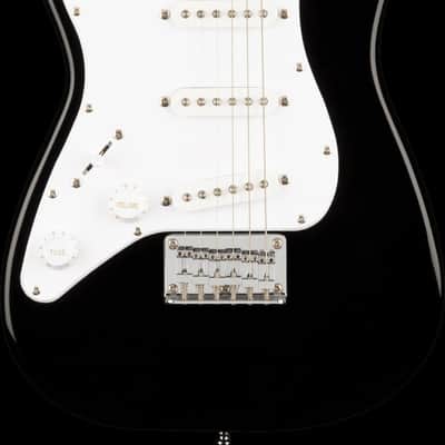 Squier Mini Stratocaster Left-Handed Black Electric Guitar image 2