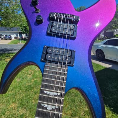 B.C. Rich Rich B Legacy Exotic with DiMarzio D Activators – Ultraviolet Color Shifting Paint (Brand New!) image 5