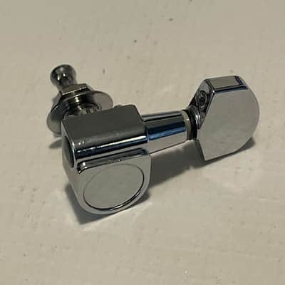 1990's Korean Era Ibanez RG & S Series Chrome Dual Pin Tuning Pegs Tuners 6 In LIne image 4