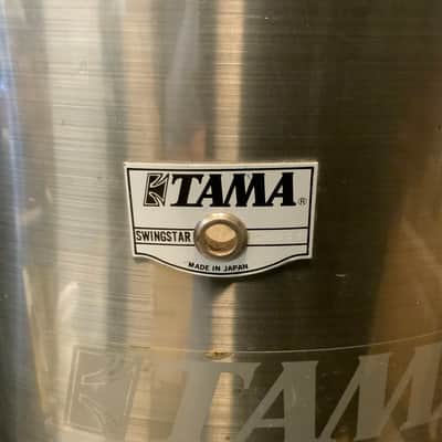 Tama Swingstar 16x16 Floor Tom Vintage 1980s - Misty Chrome image 3