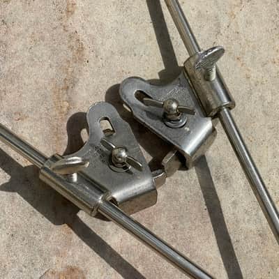 30/40's Slingerland Radio King Shur-Grip Hoop Mounted Bass Drum Spurs - Clamp On image 13
