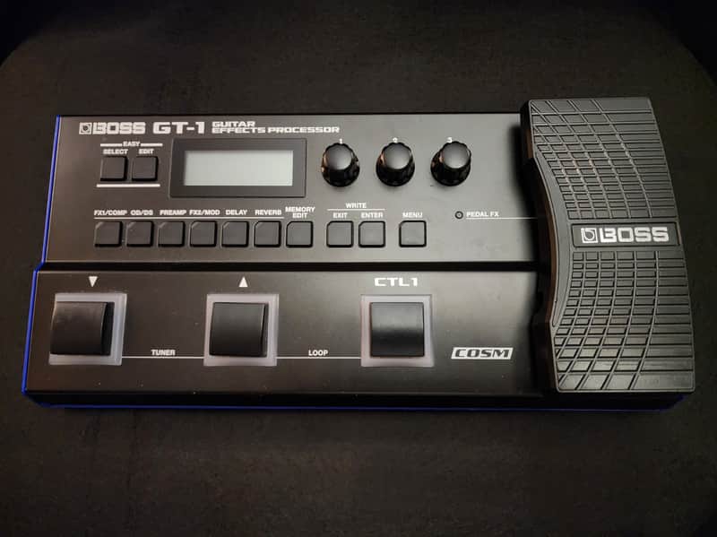 Boss GT-1 Guitar Effects Processor 2016 - Present - Black image 1