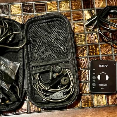 Pyle Portable UHF Wireless, 4 mic and LEKATO MS-1 Ear Monitor, 2 headset 2023 image 4