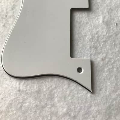 Fits Epiphone Dot Style Guitar pickguard Scratch Plate,3 Ply White image 5