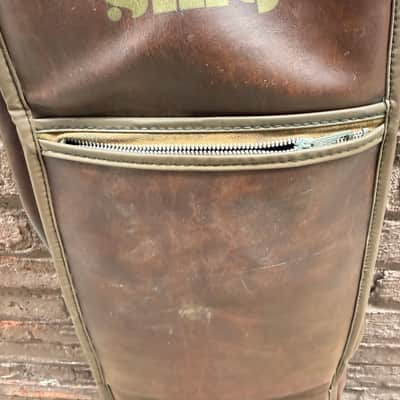 Vintage Simg Brown Acoustic Guitar Gig Bag Soft Case – For Parts/Repair image 6