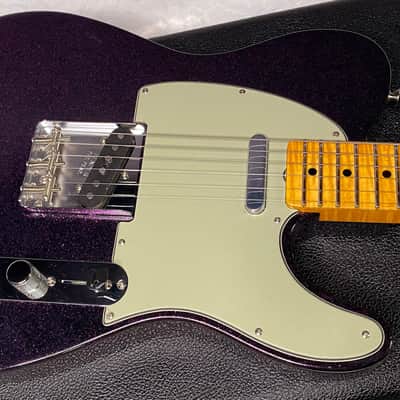 NEW! Fender Custom Shop Flamethrower Telecaster - NOS - Modern Specs - Texas Special Pick-Ups - AAAA Flamed Neck - Magenta Sparkle - Authorized Dealer - 7.55lbs - G07167 image 3