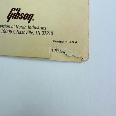 Gibson Price List – Suggested Retail, Norlin Era 1984 image 3