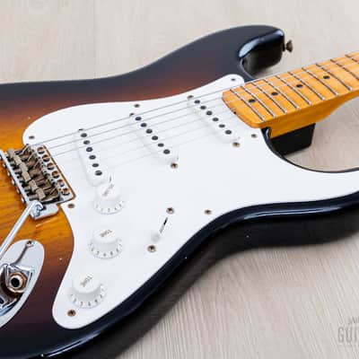 2024 Fender Custom Shop Limited Edition 1954 Stratocaster 70th Anniversary Journeyman Relic Sunburst w/ Case, CoA image 6
