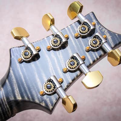 PRS USA Paul Reed Smith Wood Library Custom 24 Artist Top "Charcoal + Ebony" (2016) image 12