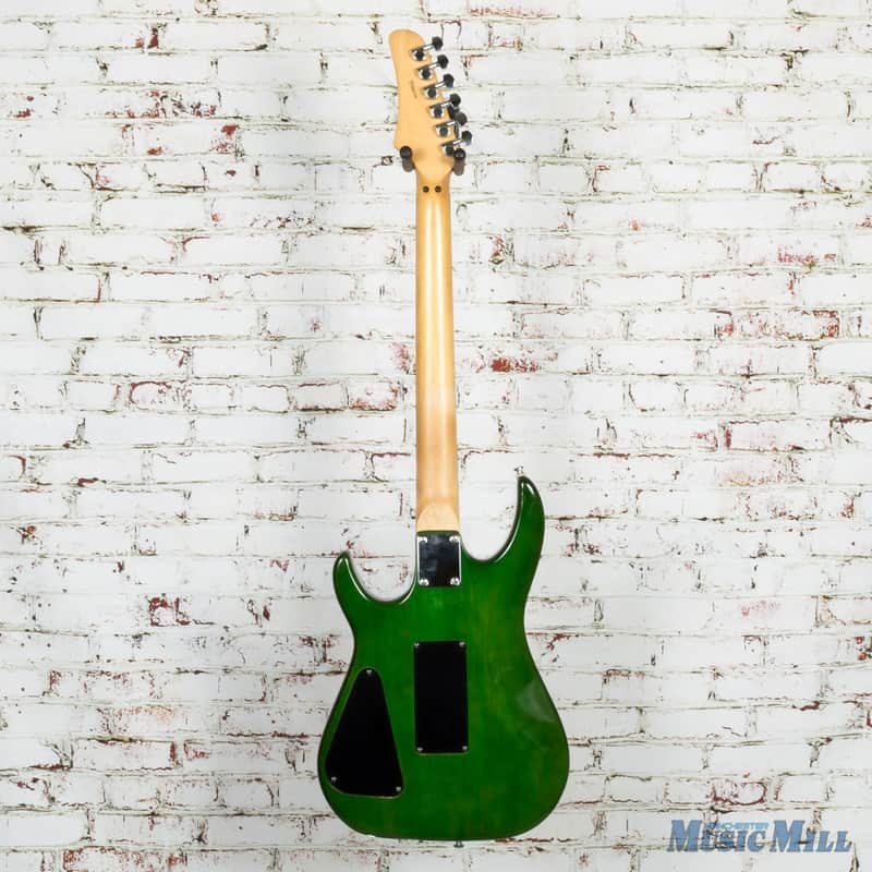 90's Hamer Slammer Series Super Strat/Diablo Electric Guitar Green