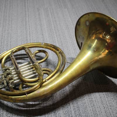 Antique F. X. Hüller French Horn image 8