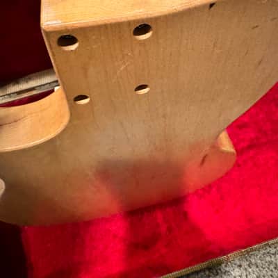 1960 Carvin SGB-3 Solid Body Electric Guitar - Natural Finish (w/HSC) image 5