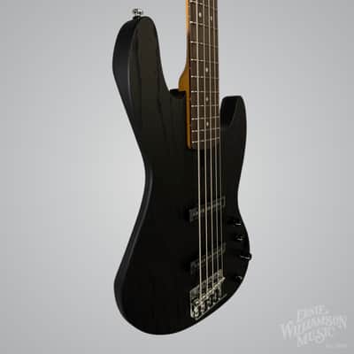Sire Marcus Miller V6-5 String Bass Guitar, Rosewood Fingerboard, Black image 3