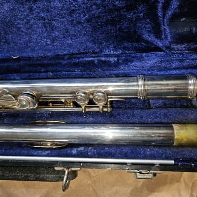Armstrong 103 B-Foot Open-Hole Flute, with Case. USA. Very Good Condition image 6