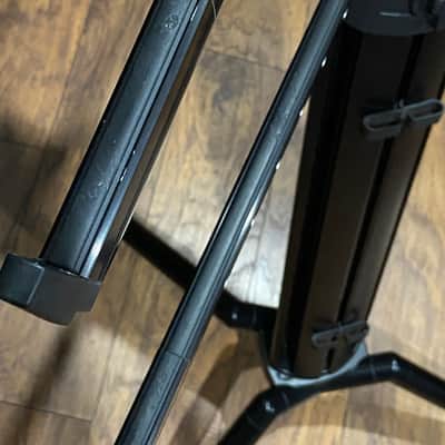 K&M 18860 Spider Pro Dual Tier Keyboard Stand w/ Laptop Rest Black image 14
